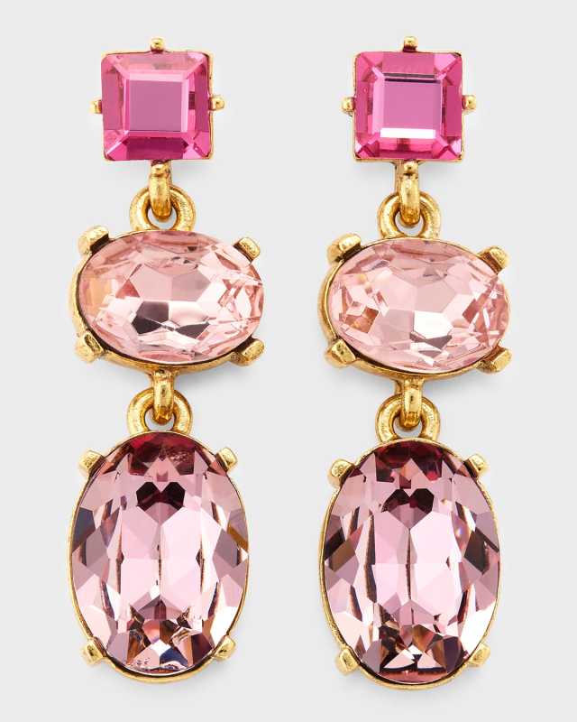 Claudia Crystal Drop Earrings